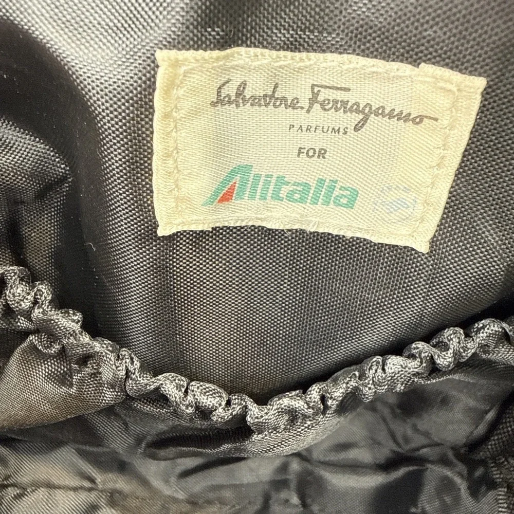 Salvatore Ferragamo Perfume Alitalia Airlines Magnifica Zippered Cosmetic Case